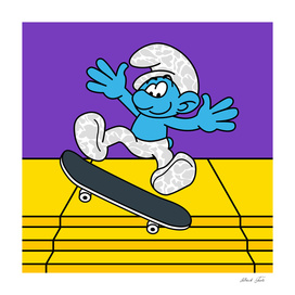 Skatey Smurf