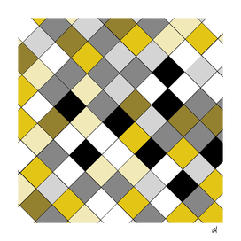 black yellow white block