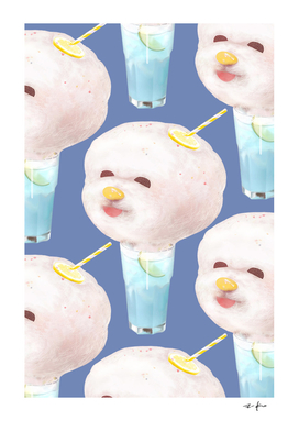 Fluffy Cotton Candy Drink