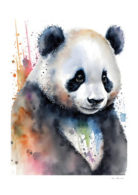 Water Color Panda