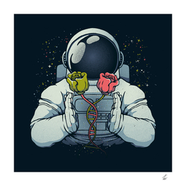Science Astronaut DNA Roses