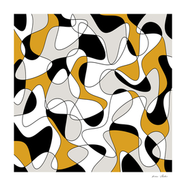 Abstract pattern - orange and gray.