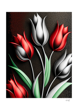 red tulips v