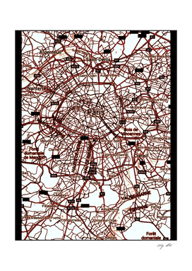 Paris city maps