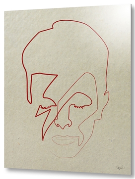 One line David Bowie