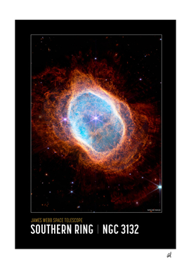 Southern Ring Nebula Poster from NASA’s James Webb