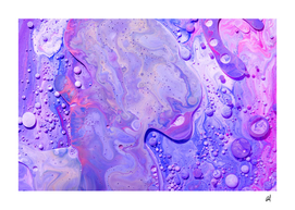 Abstract Purple Acrylic pour Liquid marble surface