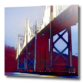 Cubism Bay Bridge, San Francisco