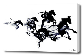 Black horses