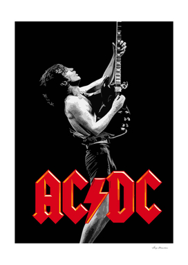 ACDC angus young art