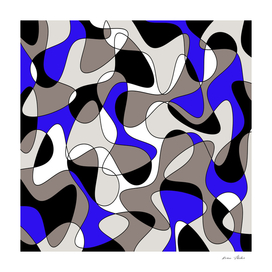 Abstract pattern - blue and gray.