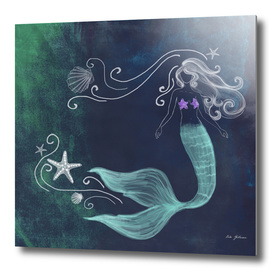 chalk mermaid