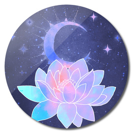 moon lotus flower