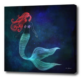 chalk mermaid #2