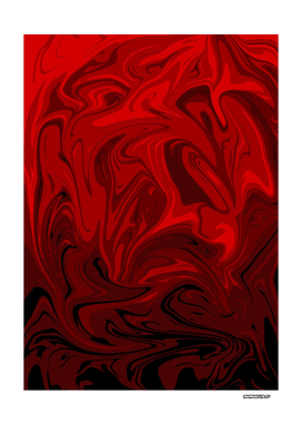 ABSTRACT PAINTING GRAFFITI STYLE DARK FIRE