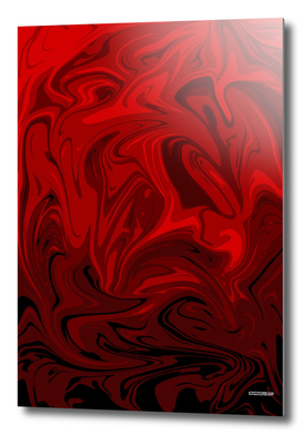 ABSTRACT PAINTING GRAFFITI STYLE DARK FIRE