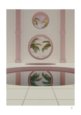 Bathtub 3D Surrealism Render Artwork