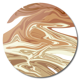 ABSTRACT PAINTING GRAFFITI STYLE STRONG BROWN 17