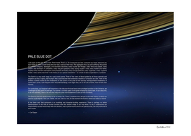 Pale Blue Dot: Cassini, Saturn & Carl Sagan quote