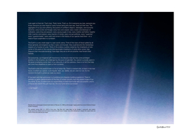 Pale Blue Dot — Voyager 1 & Carl Sagan quote ⛔ HQ-quality