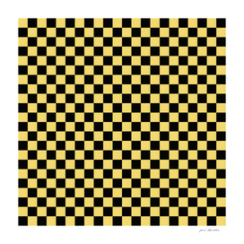 Black and gold checkered pattern