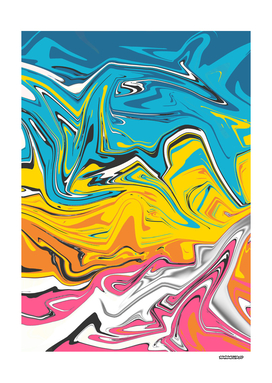 ABSTRACT PAINTING GRAFFITI STYLE FULL COLOR 34