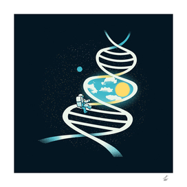 DNA Astronaut Science Window