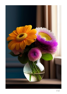 flowers in the vase