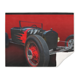 23 Model T Rat Rod Roadster in Red and Black
