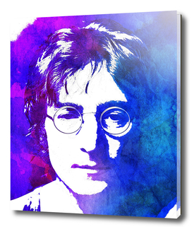 John Lennon Watercolor Portrait