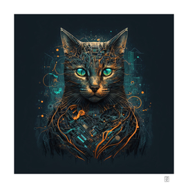 Cat illustration design