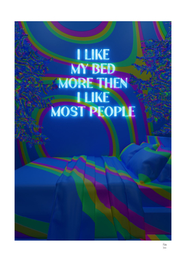 Like MyBed Blue Wave 3D Quote Aesthetics