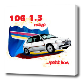 106 1.3 rallye, petit lion