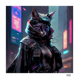 Cyberpunk Cat 2