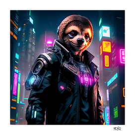 Cyberpunk Sloth