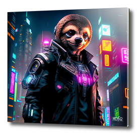 Cyberpunk Sloth