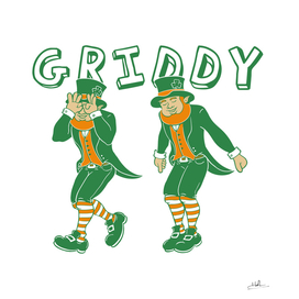 Funny Leprechaun Griddy Dance St Patricks Day