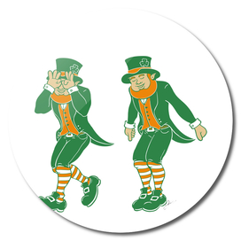 Funny Leprechaun Griddy Dance St Patricks Day