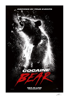 Cocaine Bear Movie Poster 2023