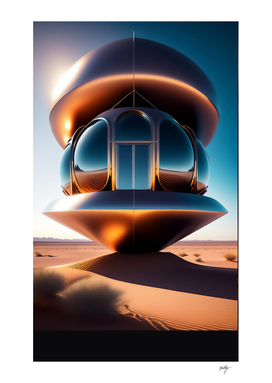 Space Desert Mirror Home