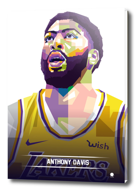 Anthony Davis Basketball Pop Art