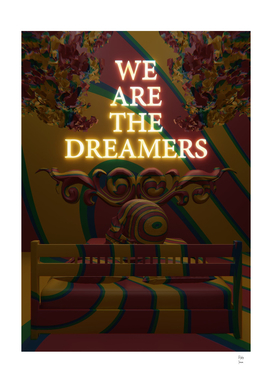 Dreamers Wave 3D Quote Aesthetics