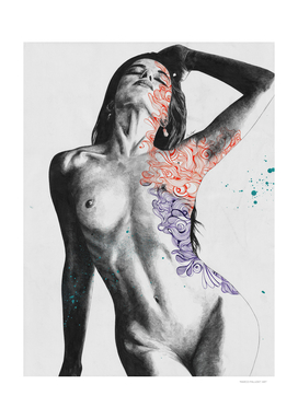 Chiara | realistic full nude female portrait