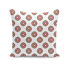 Pixel donut pattern