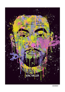 MAC MILLER ABSTRACT PAINTING