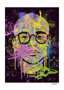 LOGIC HIPHOP ABSTRACT PAINTING