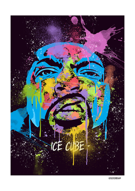 ICE CUBE ABSTRACT PAINTING