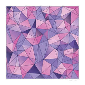 Pastel Triangles Purple and Pink