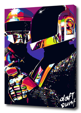 Daft Punk Pop art