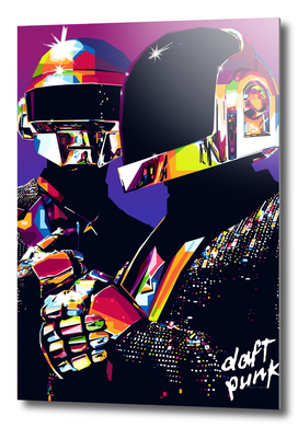 Daft Punk Pop art